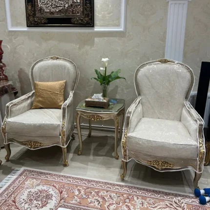 نمونه دو مبل تکی کاور طلق ژله ای fit کریستال